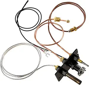 10002265 Propane and Natural Gas 3 Way Pilot Assembly Parts Replacement for HHT, Majestic, Monessen, Temco, Vermont Castings Fireplaces and Stoves Parts 230-1781 2103-011 2103-010