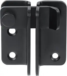 Alise Flip Latch,Gate Latches Slide Bolt Latch Safety Door Lock Catch for Barn Cabinet Pet Cage Wood Fence Bathroom Garage Window,SUS304 Stainless Steel Gate Hardware Locks,Matte Black,MS5009-B