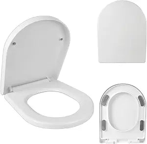 D type soft closed toilet seat quick release for easy cleaning