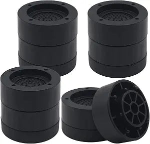 Furniture Risers 2 inch Black Bed Risers (Set of 4), Heavy Duty