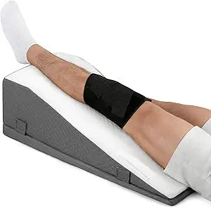 Hapiclody Leg Elevation Pillow for After Surgery  Adjustable Height Knee Surgery Recovery Leg Support Pillow, Designed for Knee Replacement Recovery, Single Leg Elevating Wedge