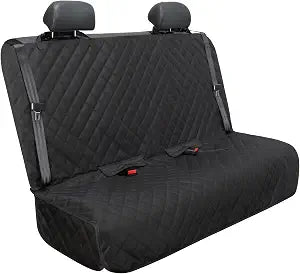 VIEWPETS Bench Car Seat Cover Protector - Waterproof, Heavy-Duty and Nonslip Pet Car Seat Cover for Dogs with Universal Size Fits for Vehicles, Trucks & SUVs(Black)