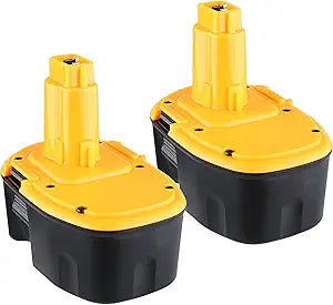 2Packs 4.8Ah Ni-MH DC9091 Replacement for Dewalt 14.4V Battery DW9091 DW9094 DE9091 DE9092 DE9038, Compatible with Dewalt 14.4 Volt Cordless Power Tools and Chargers