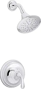 KOHLER Fort Sculpted Rite-temp Shower Trim with 1.75 Gpm Showerhead