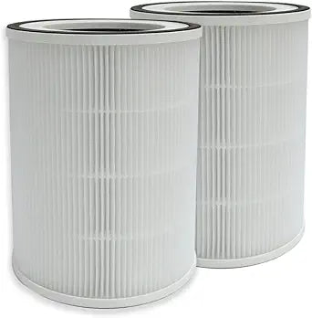 PUREBURG Replacement Filter Compatible with TCL Breeva A3, Breeva A5 Air Purifier, H13 True HEPA and Activated Carbon Layer, Pack of 2