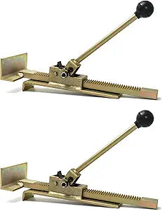 QWORK Hardwood Flooring Jack, 2 Pack Flooring Jack and Positioning Tool for Straighten and Installing Hardwood Floors, Easy Ratcheting Mechanism