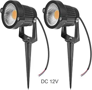 Low Voltage Landscape Light 5W 12V LED Landscape Lighting Warm White 2 Pack