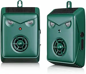 2026 New Solar Ultrasonic Bird Repellent Outdoor,Pigeon & Woodpecker Deterrent for House, Weatherproof Bird Deterrents for Outside,Goose Birds Repeller Scare Devices for Balcony,Yard,Garden,Farm