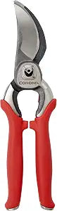 Corona Tools DualCUT Forged Steel Bypass Hand Pruner  1 Cutting Capacity Garden Pruning Shears for Branch & Stem Cutting