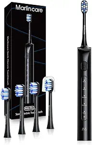 Electric Toothbrush for Adults, 180-Day Battery, Black
