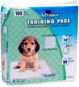 Coastal Pet Advance Dog Training Pads with Turbo Dry Technology - Pet Pads for Dog Training - Absorbent Dog Pee Pads - Dog Training Pads with Odor Control - Older Dog & Puppy Pads - 100 Ct