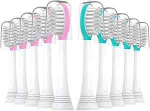 Kids Replacement Toothbrush Heads 10 Pack for Philips Sonicare