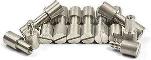 Knife Mounting Hardware 12 Steel Corby Rivets 4 Steel Lanyard Tubes Knife Making Supply
