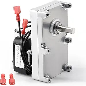 CU-047042 CU047042 Auger Motor for Englander Pellet Stove 25-CB120 25-EP 25-PAH 25EP 25-EPI 55ΓSHPCB120 10-CPM 55-SHPCB120 55-SHPEP, 2 RPM Auger Motor CU 047042 for England's Pellet Stove