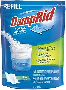 DampRid Pure Linen Moisture Absorber - 42 oz. Refill Bag  Attracts & Traps Moisture for Fresher, Cleaner Air