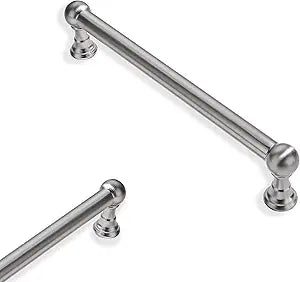 10 Pack 5 Inch Hole Center Brushed Nickel Cabinet pulls 100% Solid Heavy Duty Dresser Pulls Cabinet Drawer Pulls for Kitchen Cupboard Hardware