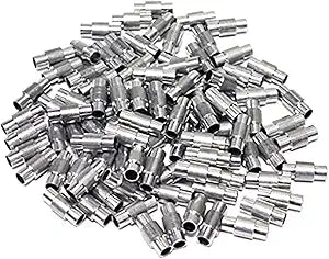 Dime Bag Hardware 100 Pack Inline Axle Aluminum Speed Stepped Spacer 8-Pack Spacers for 6mm Axles