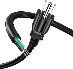 Replacement Power Cord Pigtail 6FT 14/3 for Appliances & Power Tools, Ancable 14 Guage Wire 3 Prong Open End, 14AWG 15A 1875W 125V NEMA 5-15P, UL Listed