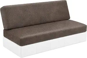 2 Pcs Leather Look RV Couch Covers for Sofa Bed RV Jackknife Sofa Cover