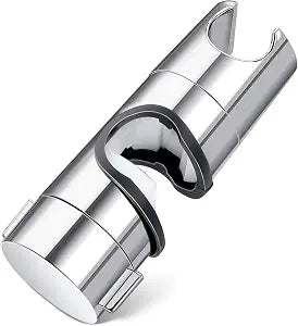 Shower Wand Holder for Slide Bar Adjustable Shower Head Holder Adjustable 0.71-1.00 in(18-25 Mm) O.D 360 Degree Rotation Sprayer Universal Holders Replacement for Slide Bar Slider Clamp Bathroom