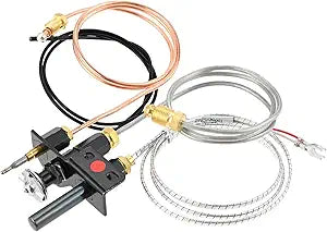 69L18 Pilot Assembly Kit Replacement for Lennox Elite, Merit, Serefina, Superior & Astria Fireplaces Liquid Propane (LPG) Replacement Includes Thermocouple, Thermopile, Pilot Tube & Bracket