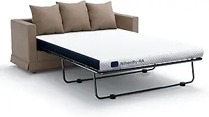 4.6 Inch Memory Mattress Replacement for Sleeper Sofa and Couch Beds | 4.6 in| CertiPUR-US Certified | Washable Material w(Sofa Not Included)(Full)