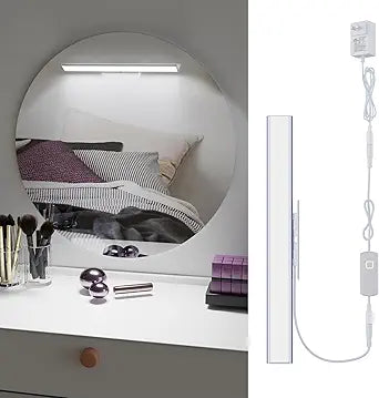 MY BEAUTY LIGHT Bright Dimmable Led Vanity Light Bar for Mirror, 2600K-6800K Adjustable Color Temperature Bathroom Vanity Light Fixtures, 0-135 Angle Adjustable LED Makeup Mirror Lights