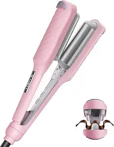 BABONIR Hair Crimper with 3 Barrels, Curling Iron for Beach Waves
