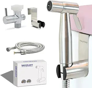 Vayzluiy Handheld Bidet Sprayer for Toilet, Adjustable Water Pressure