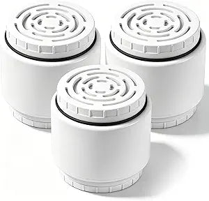 3-Pack, Compatible with AquaBliss SF400 & SF500 Heavy Duty Replacement Cartridge, Multi-Stage Shower Filter for Hair & Skin, Reduces Chlorine, Rust, Sediment, Easy 1-Min Install