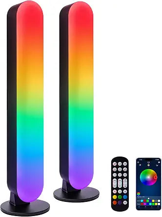 RGB Light Bar,Smart LED Light Bar for Room,16 Million Colors,Three Control Modes,Dynamic Music Sync Mode,213 Preset Modes,USB Interface