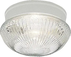 Progress Lighting 2-Light 9-1/2" Close-to-Ceiling, Fitter Collection, Indoor, P3406-30, White