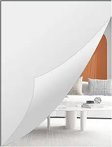 A2 Acrylic Mirror Sheet for Wall, 16.5" x 23.2" Large Rectangular Mirror Tiles Frameless Wall Mounted Mirror Self-Adhesive Mirror Stickers for Vanity Bedroom Home Decor