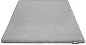 Paw Inspired Cooling Orthopedic Crate Pad for Dogs and Cats, Washable Memory Foam Dog Cooling Mat (41x28 Inch Large Size for 42 Inch Kennel, Gray)