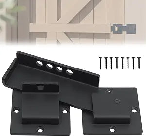 WellMade 7.5" Heavy Duty Flip Gate Latch Lock with Padlock Hole - Adjustable Carbon Steel Door Latch for Wooden Fence, Barn, Shed | 4mm Thick | Rustproof & Dual Plates