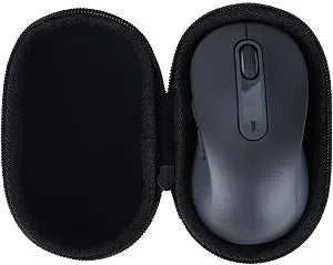 Lebakort Storage Case Compatible with Logitech Signature M650 L / M550 L Full Size Mouse (Black Case)