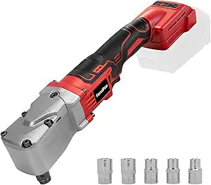 Cordless Right Angle Impact Wrench for Milwaukee M18 Battery, 1/2" 280Nm High Torque Right Angle Impact with 2-Speed, LED Light, Includes 5 Sockets for Tight Spaces (No Battery)