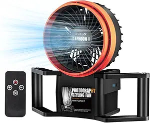 Portable Photography Fan Blower,Powerful Wind Stage Effect with 10 Level Adjustable Wind,for Fashion Portrait Photo Shooting,Weddings,Photography Teams,Outdoor Events,Creators,Including Batteries