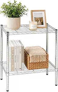 Heavy-Duty Pantry Organizers and Storage with Adjustable Shelves, No Tool Assembly, Bathroom Storage Solution, Storage Shelves with 250 Pound Weight Capacity Per Shelf