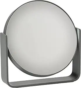 Zone Denmark Ume Table Mirror - Elegant Reflective Accent for Vanity and Tabletop Dcor - Grey, 7.68" L x 7.48" W