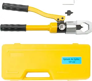 Hydraulic Nut Splitter Tool, Max 10t Force Suitable for Breaking & Removing Damaged Rusty Broken Heavy Duty Nut (Range: M8-M24) Independently in Hand-Power
