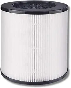 MEGAWISE True HEPA Replacement Filter for Air Purifier EPI235A (2022 Updated Version) with 3-Stage Filtration and Activated Carbon, 1 Pack