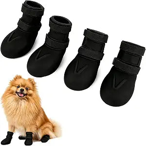 Rain Boots,Paw Protectors for Dogs,Dog Booties for Mud,Hot Pavement,Waterproof Dog Shoes for Large Dogs,XL