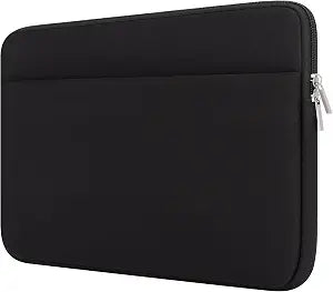 Laptop Sleeve Case Compatible with 13 to 14 inches MacBook Air/Pro HP Lenovo Asus Protective Portable Case with Front Pocket Padded Computer Pouch Cover Protective for 13 to 14 Laptop,Black