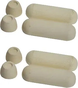 Danco 10062P Universal Stick On Toilet Seat Bumpers, 2 Pack, White