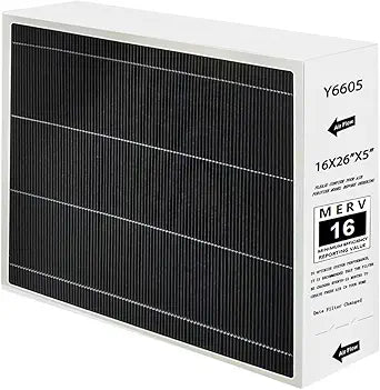 Upgraded Y6605 16x26x5 MERV16 Replacement Filter Compatible with PureAir PCO3-16-16 Air Purifier Purification System,Y6605 Filter