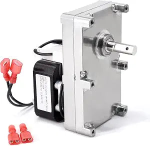 Criditpid Replacement 80488 Auger Motor for Vogelzang VG5790 VG5770, US Stove American Harvest 6039 6041, King KP130, 5502M Pellet Stoves, 1 RPM Counter Clockwise Auger Motor.