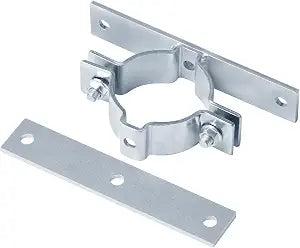 2 Pack Sign Mounting Brackets with Plates for 2-3/8"Round Post