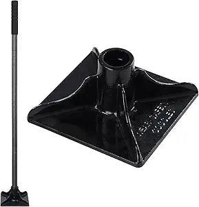Heavy Duty 8"x8" Steel Tamper Tool with 61 Inch Adjustable Handle, Ground Compactor for Leveling Soil, Paving Stones, Asphalt Compaction & Landscaping
