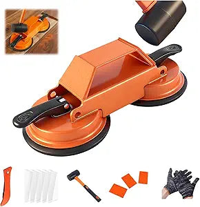 Floor Gap Fixer Tool, Heavy Duty Suction Cup Flooring Tool For Laminate & Vinyl Plank Grabber Gap Repair Kit, 300 Lbs Suction, Anti-Drop Metal Shell, Durable & Non-Destructive Flooring Tools.